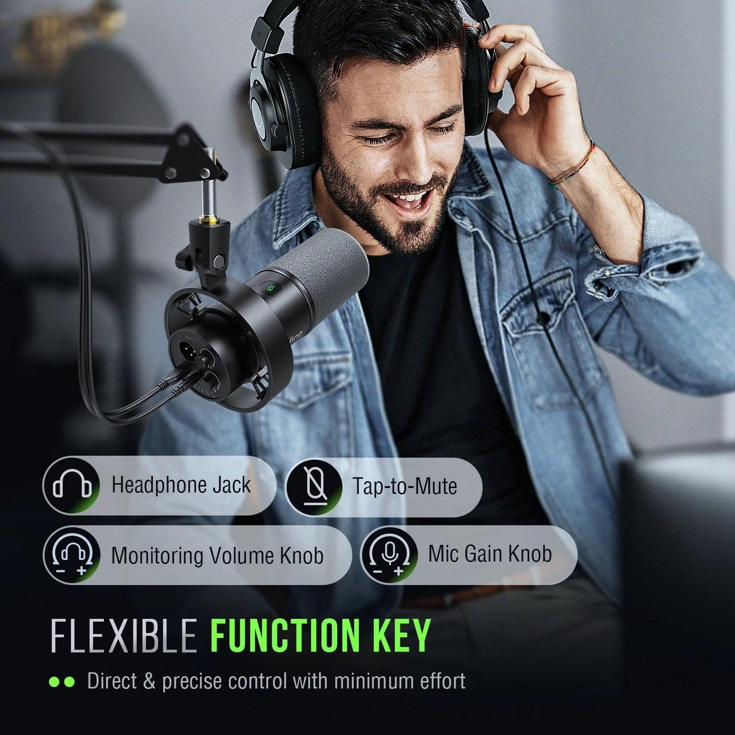 🎤 Elevate Your Voice with FIFINE K688 USB/XLR Dynamic Microphone