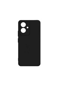Black soft TPU silicone case for Vivo V29 Lite with flexible, smooth texture.