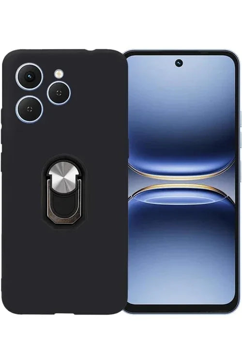 Tecno Spark 40 Case TPU Silicone Ring Holder Cast Cover