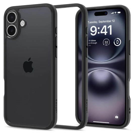 Back Cover Case Compatible with iPhone 16 (Matte Black)