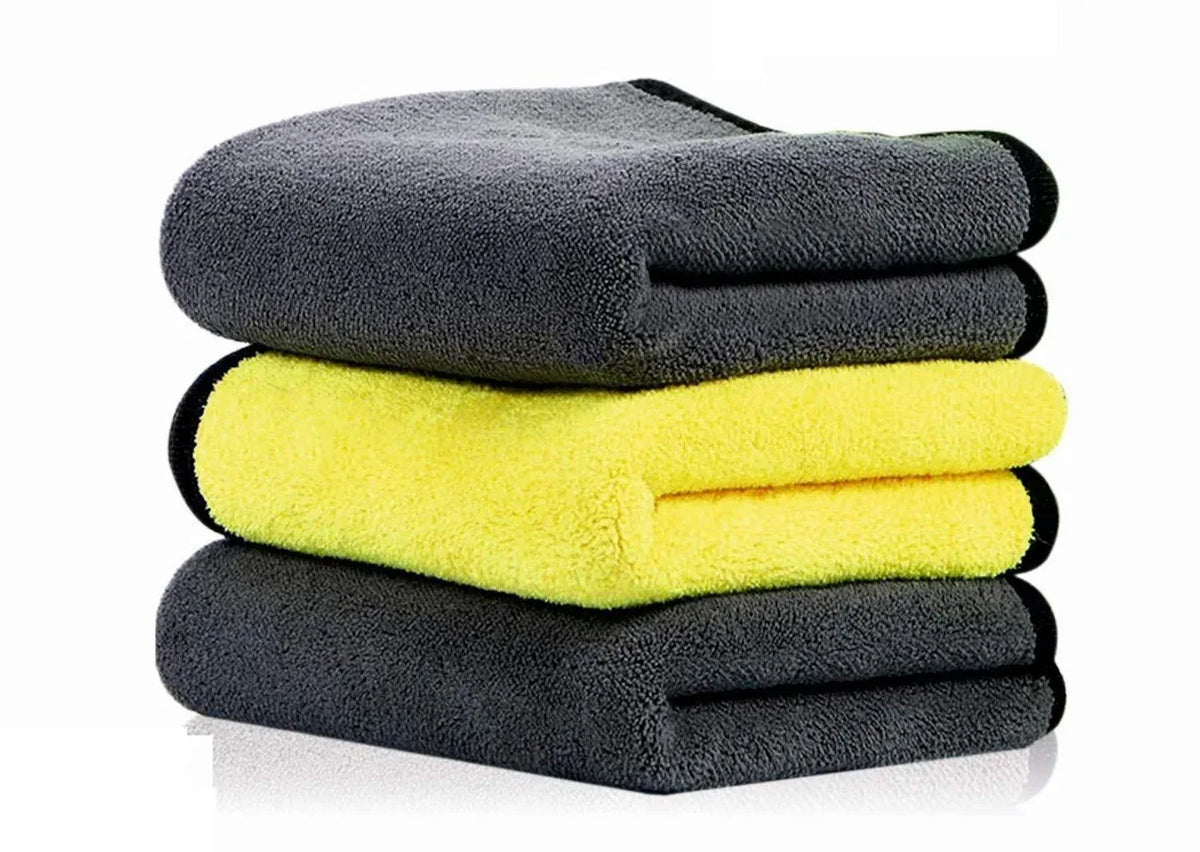 800 GSM Microfiber Car Cleaning Cloth Pack - Trustymall