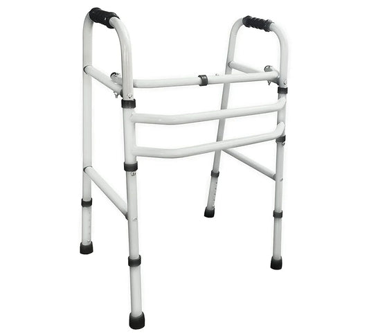 MS Double Bar Height Adjustable Folding Walker