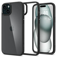Back Cover Case Compatible with iPhone 15 (Black) - Trustymall