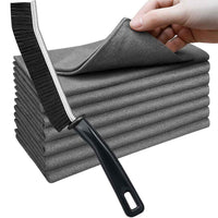Microfiber Cloth with Crevice Brushes Set