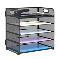 5 Layer Metal Mesh File Desk Organizer