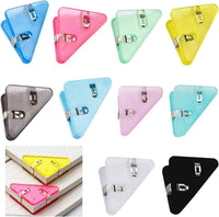 Triangle Paper Clips Set Multicolor