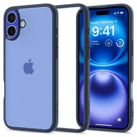 Back Cover Case Compatible with iPhone 16 (Navy Blue) - Trustymall