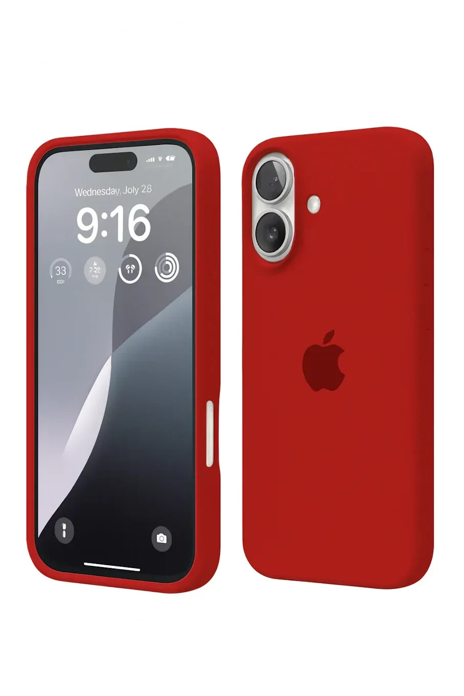 Silicone Case for iPhone 16-Maroon - Trustymall