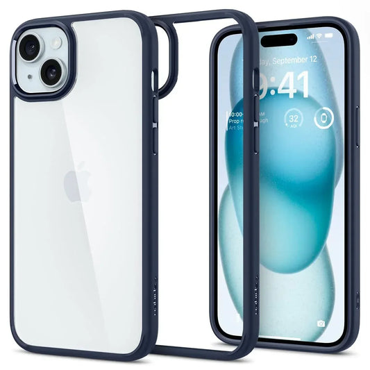 Back Cover Case Compatible with iPhone 15 (Navy Blue)