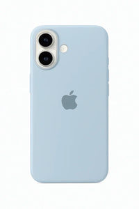 Silicone Case for iPhone 16-Sky Blue - Trustymall