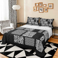 Cheetah Zebra Print Queen Bedsheet Set