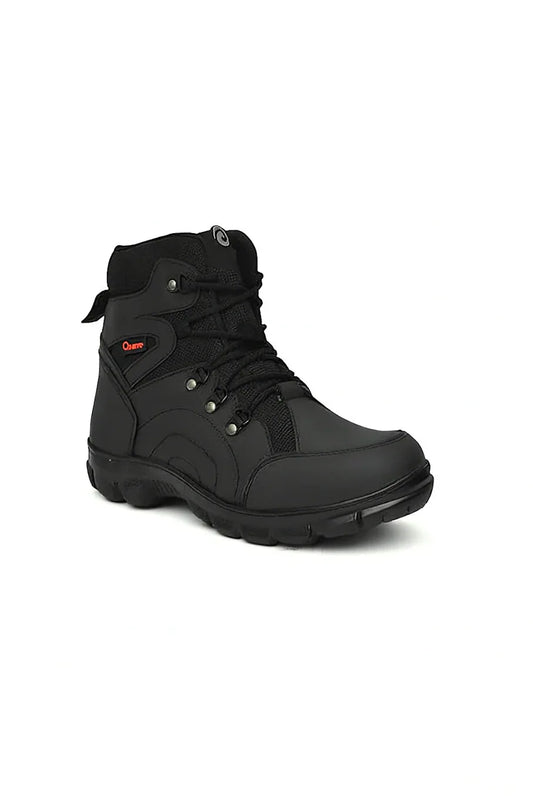 Black Mid-Ankle Fire Protection Safety Boots