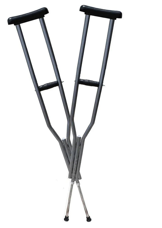 Under Arm Adjustable Auxiliary Crutch Pair
