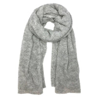 Gray Ultra Plush Alpaca Scarf - Trustymall