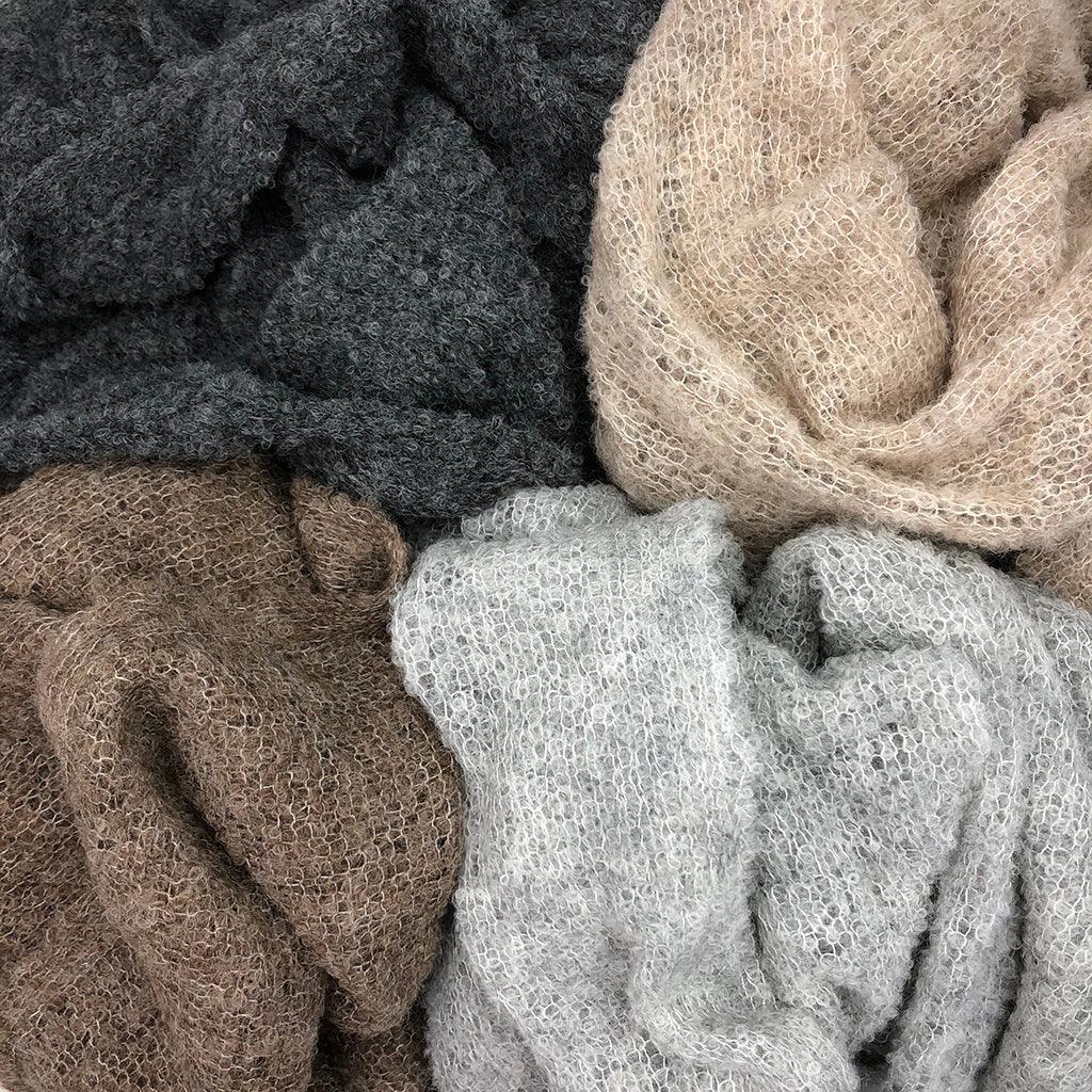 Gray Ultra Plush Alpaca Scarf - Trustymall