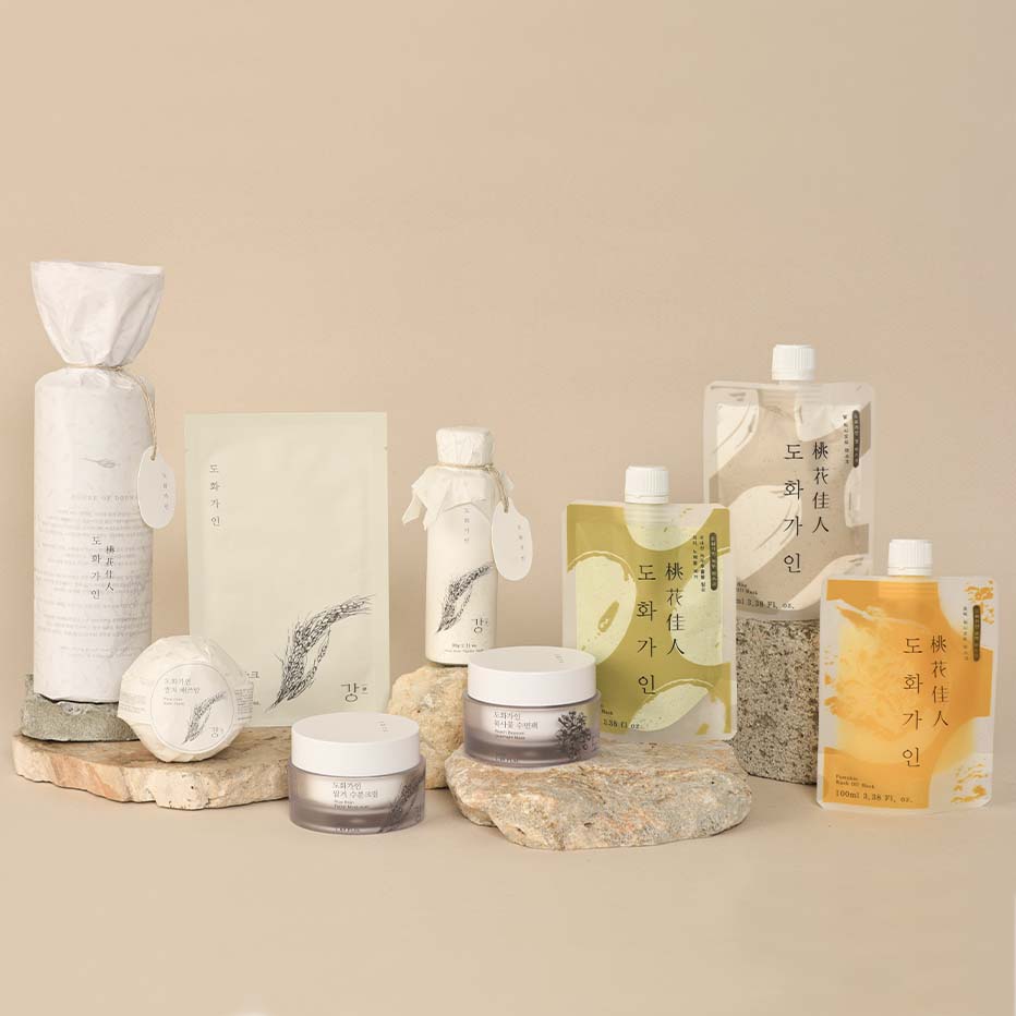 House of Dohwa Wash Off Mask Pack Set (Rice+Pumpkin+Mungbean)