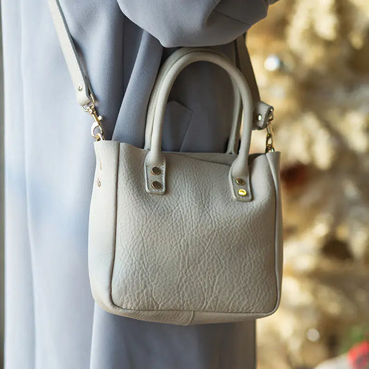 Handmade Soft Leather Commuter Shoulder Bag