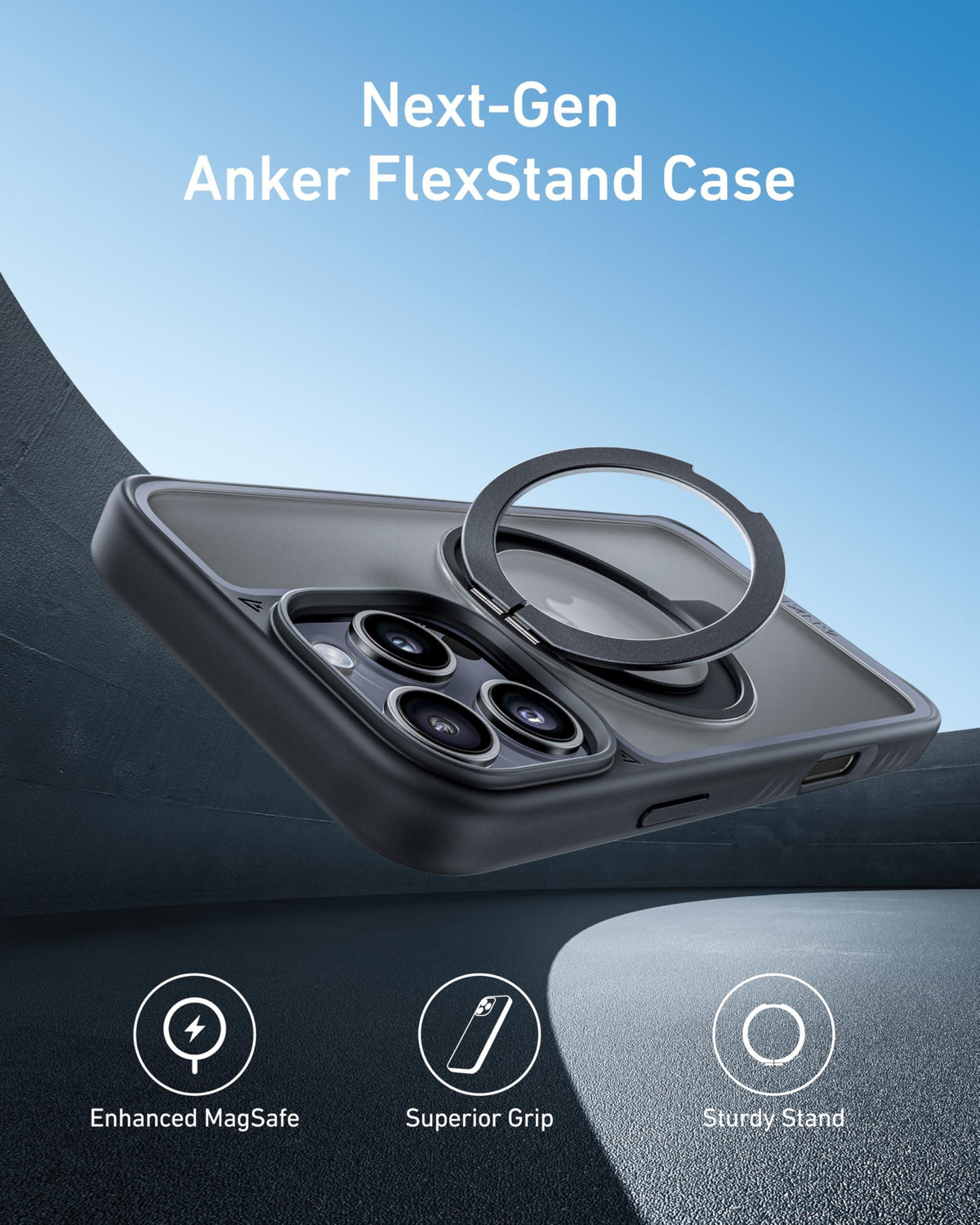 Anker MagGo Magnetic Case with Stand (360° Ring Stand) - Trustymall