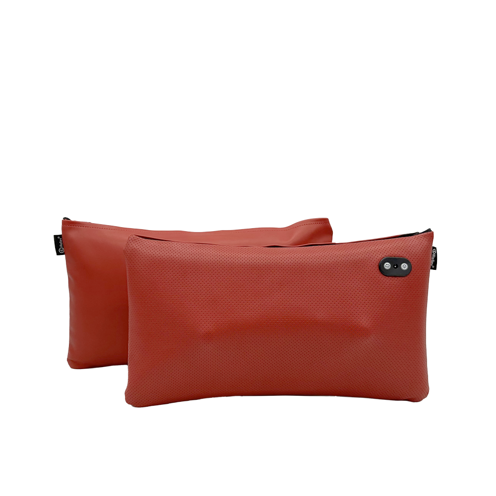 Relaxable™ 100% Genuine Cowhide Tanned Leather Pillow Massager