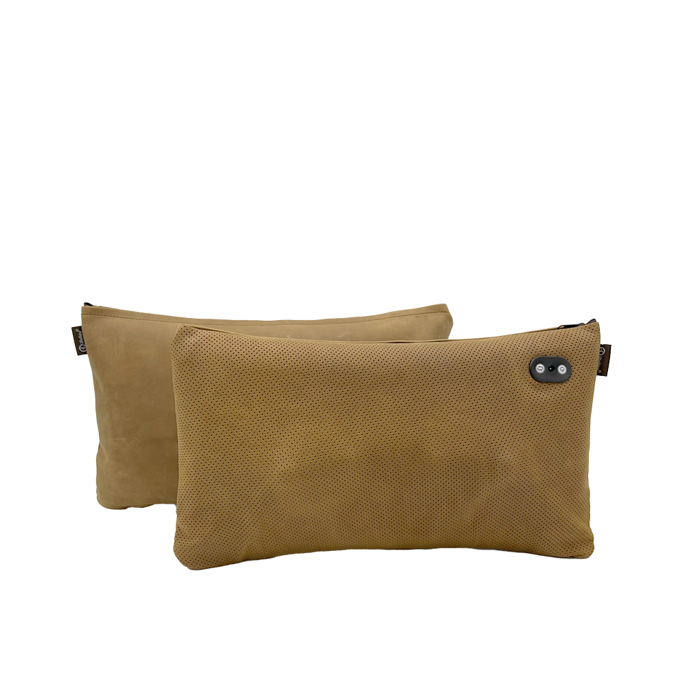 Relaxable™ 100% Genuine Cowhide Tanned Leather Pillow Massager