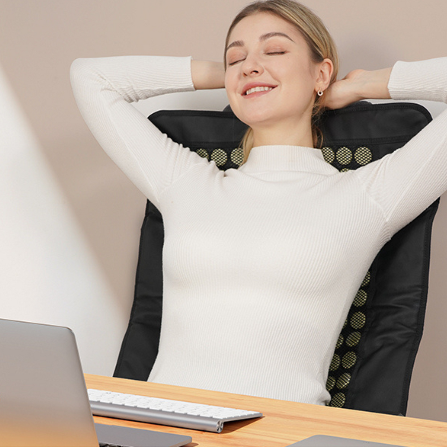 Far Infrared Natural Jade and Tourmaline Heating Pad, 31" x 21"