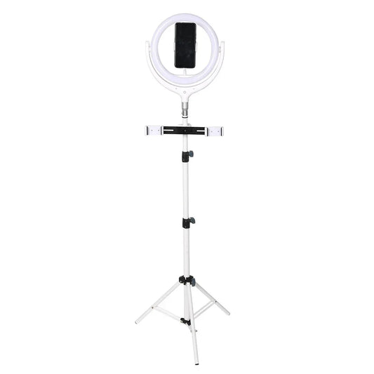 12'' LED Ring Light with Tripod Stand Phone Holder Dimmable Selfie