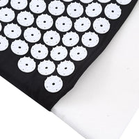 Acupressure Mat Yoga Massage Shakti Sit Lying Pain Stress Relax Black product image for TrustyMall.
