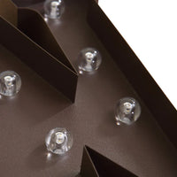 Individual LED metal letter light, perfect for personalized party or event decor.