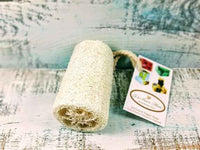 Organic Natural 4" Loofah, loofa, luffa, vegan
