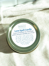 Love Spell / Intention Candle/ Ritual Candle / Love and Light / Rose - Trustymall