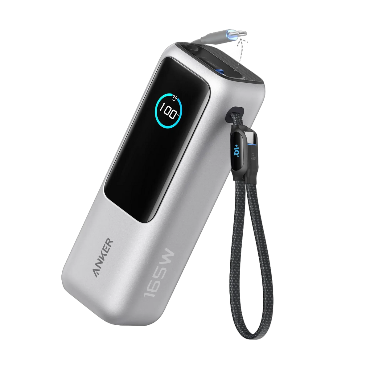 Anker Laptop Power Bank (25K, 165W, Built-In and Retractable Cables) - Trustymall