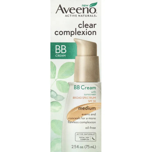 Aveeno Clear Complexion BB Cream with SPF 30 2.5 oz