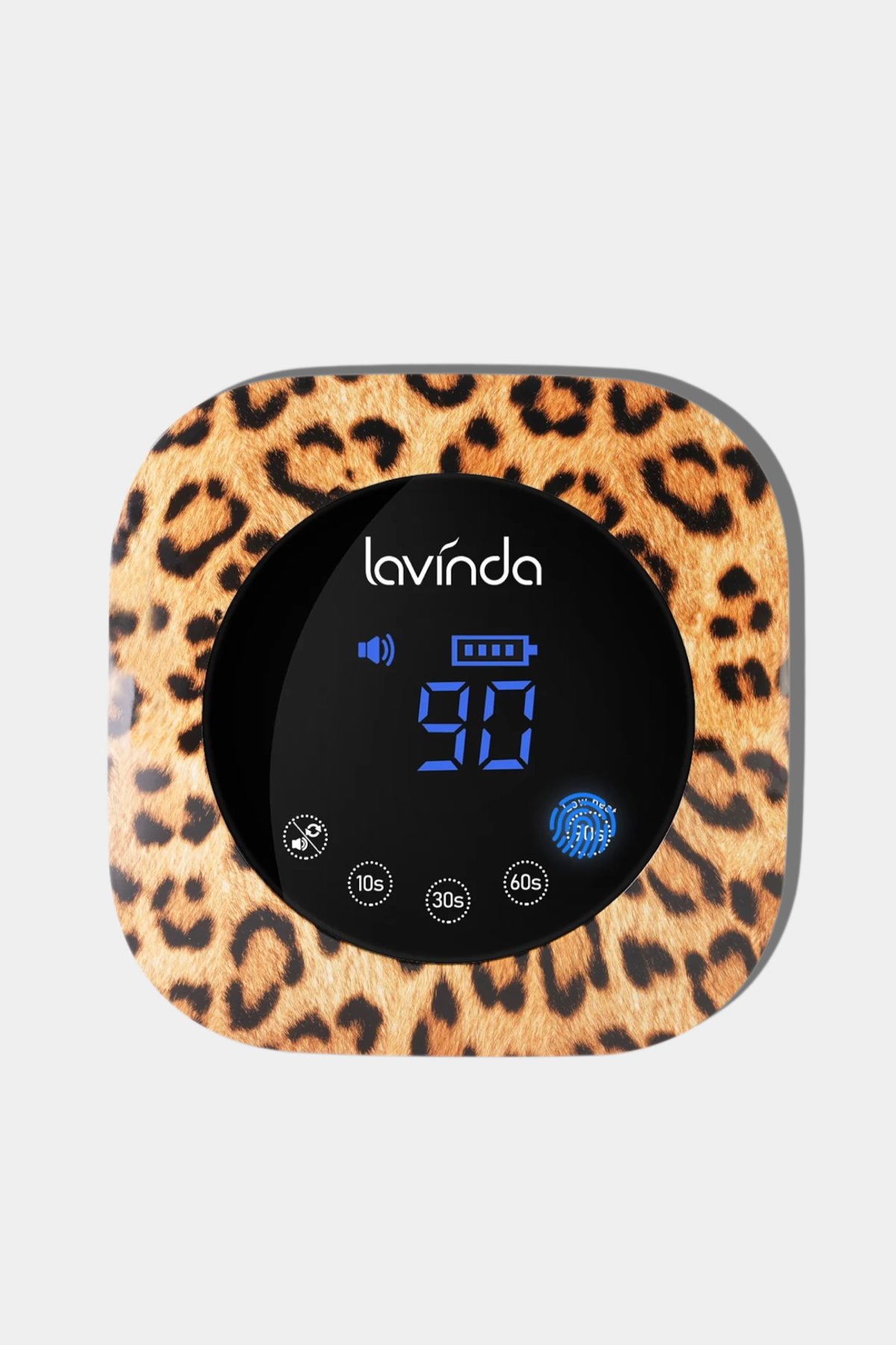 Crown Nail Lamp - Leopard Print - 54W Rechargeable UV/LED
