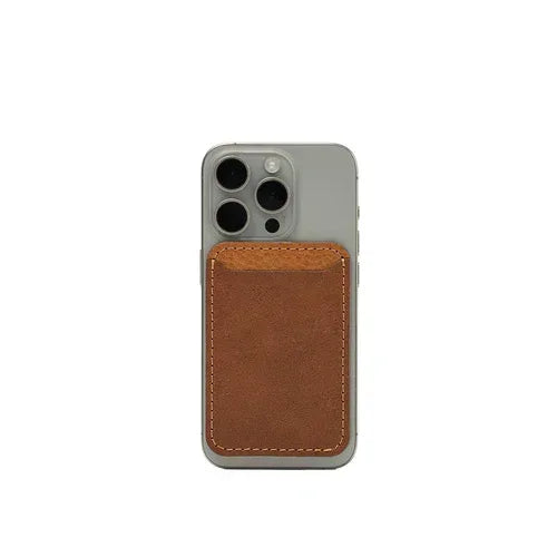 Leather Wallet compatible with MagSafe - Two colors - Trustymall