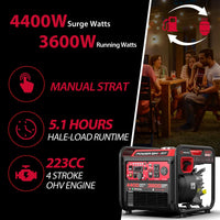 Detailed look at the generator’s multiple power outlets including USB and 120V sockets.