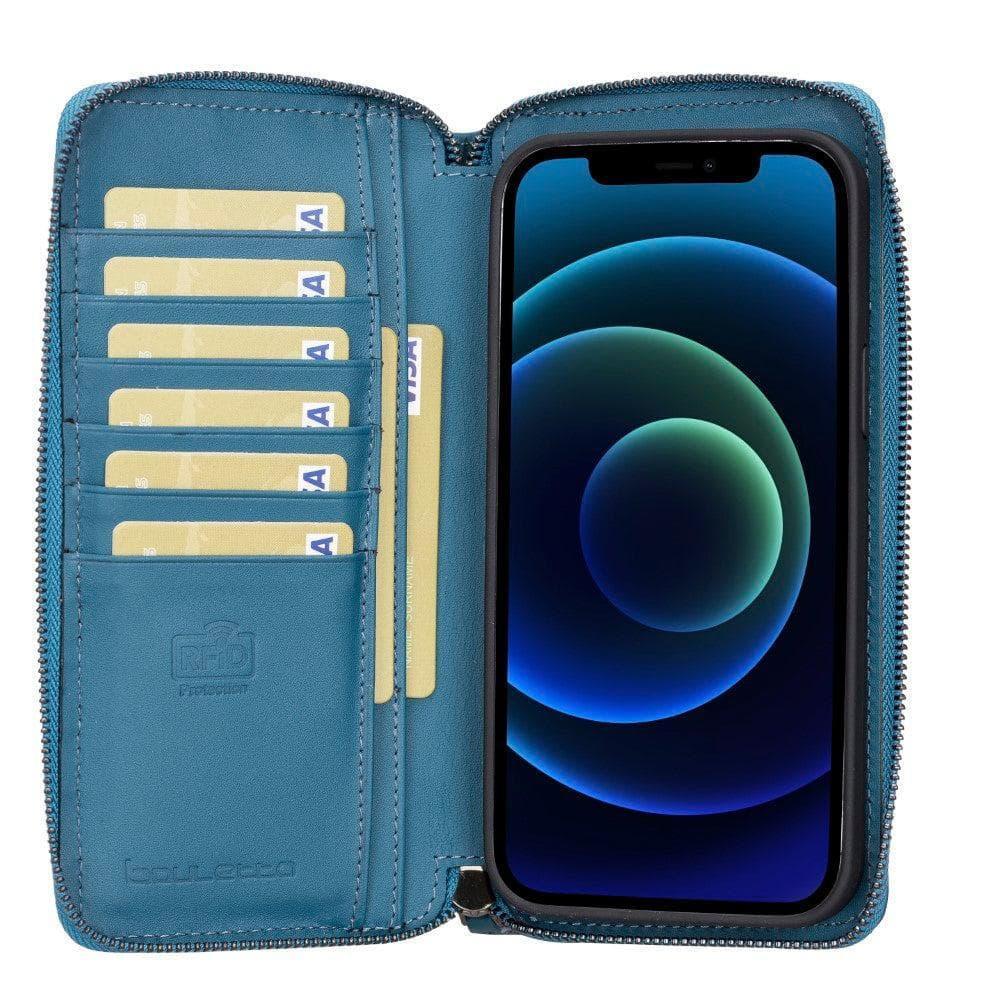 Detachable Leather Zipper Wallet Cases for Apple iPhone 13 Series - Trustymall
