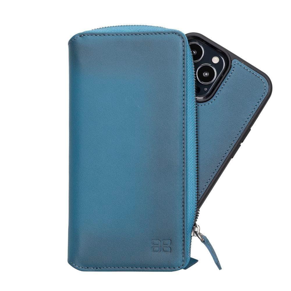 Detachable Leather Zipper Wallet Cases for Apple iPhone 13 Series - Trustymall
