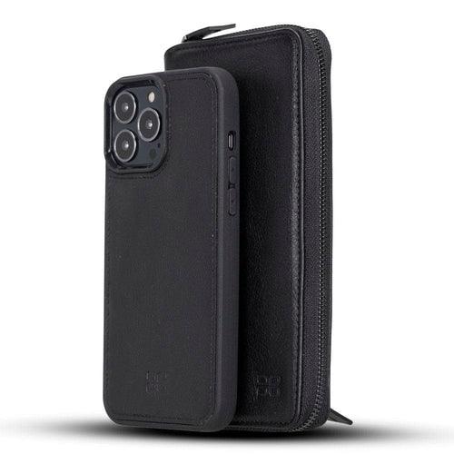 Detachable Leather Zipper Wallet Cases for Apple iPhone 13 Series - Trustymall