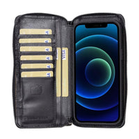 Detachable Leather Zipper Wallet Cases for Apple iPhone 13 Series - Trustymall