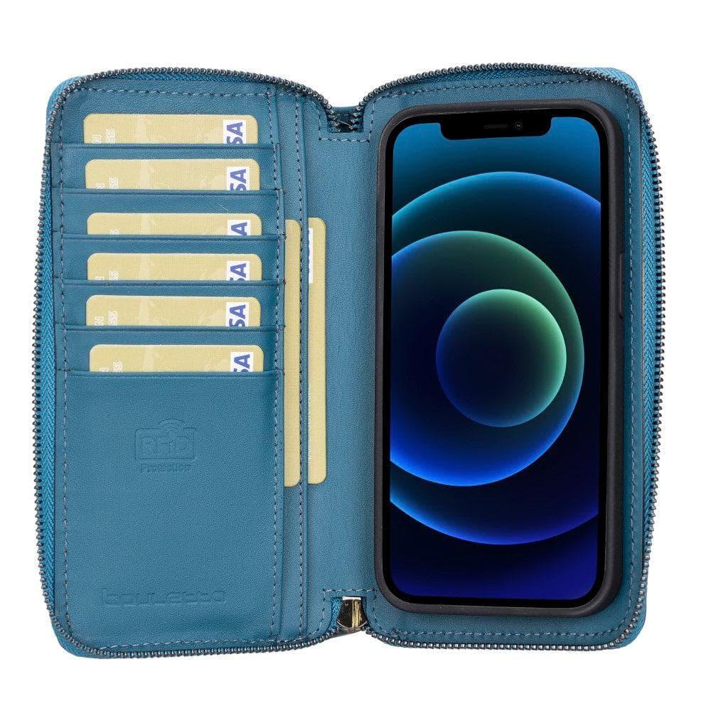 Detachable Leather Zipper Wallet Cases for Apple iPhone 13 Series - Trustymall