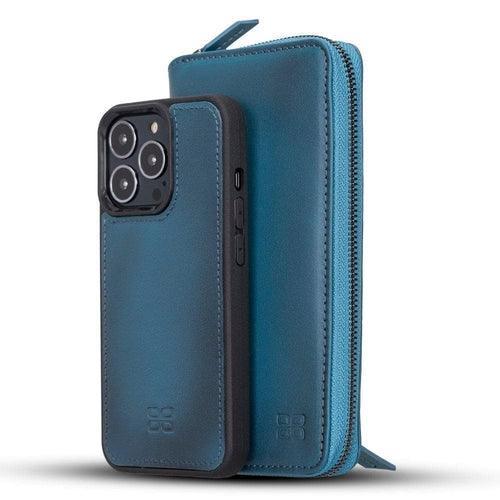 Detachable Leather Zipper Wallet Cases for Apple iPhone 13 Series - Trustymall
