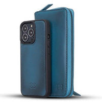 Detachable Leather Zipper Wallet Cases for Apple iPhone 13 Series - Trustymall
