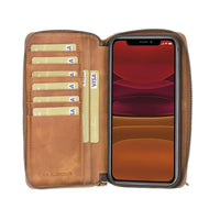 Detachable Leather Zipper Wallet Cases for Apple iPhone 13 Series - Trustymall
