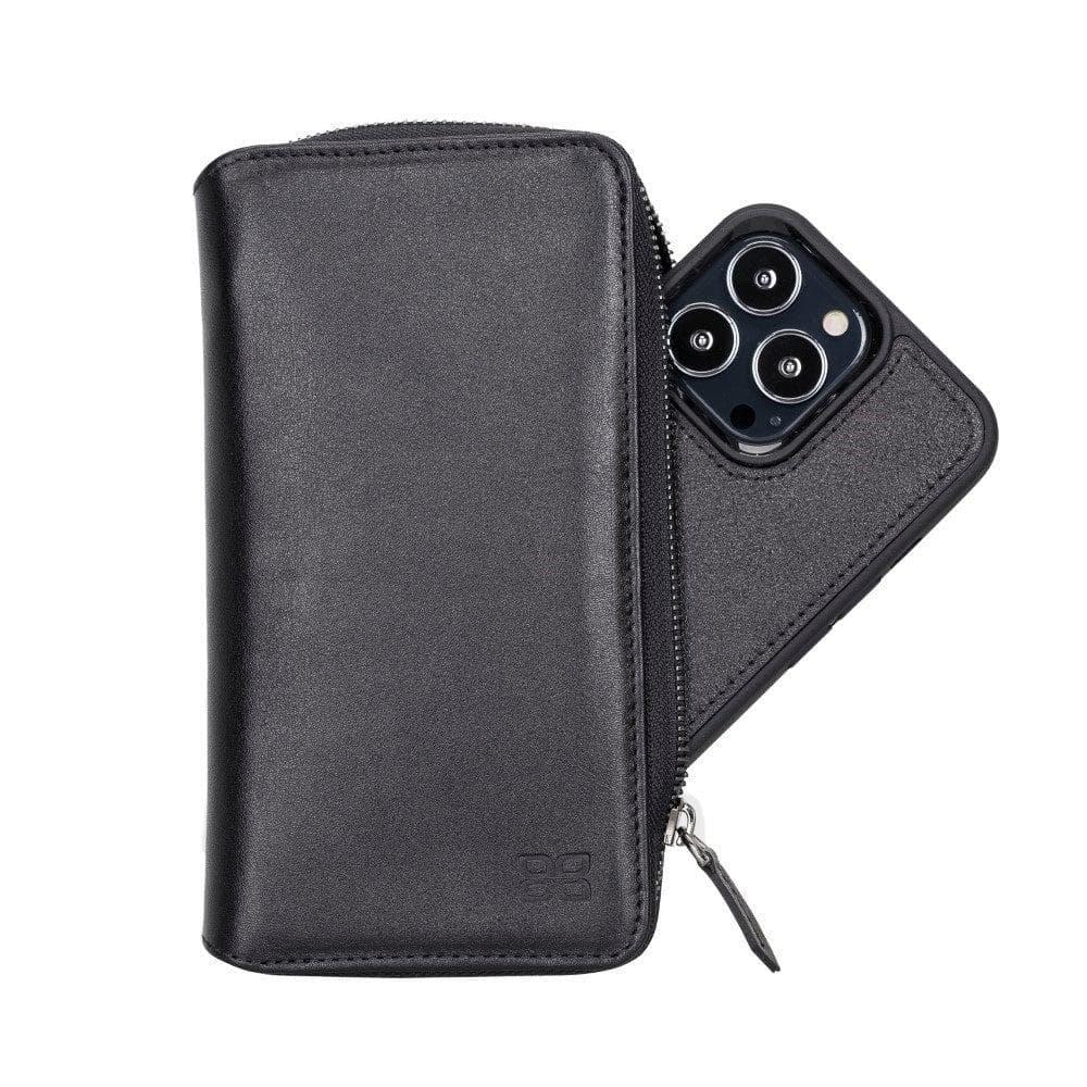 Detachable Leather Zipper Wallet Cases for Apple iPhone 13 Series - Trustymall