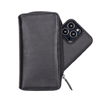 Detachable Leather Zipper Wallet Cases for Apple iPhone 13 Series - Trustymall