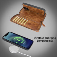 Detachable Leather Zipper Wallet Cases for Apple iPhone 13 Series - Trustymall