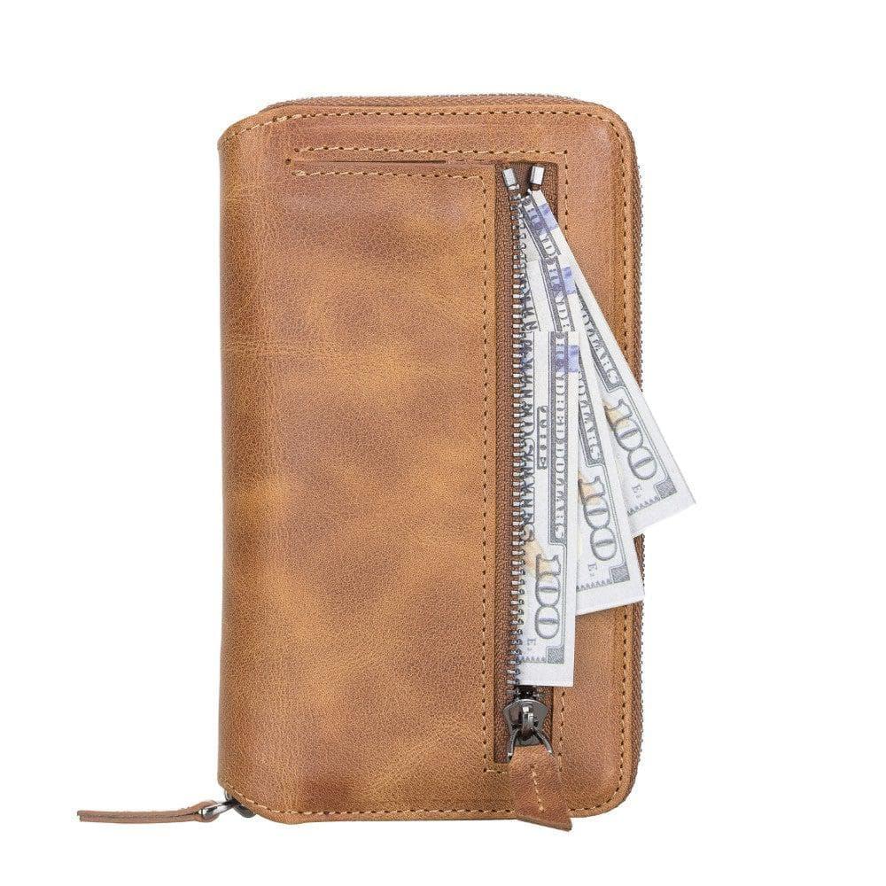 Detachable Leather Zipper Wallet Cases for Apple iPhone 13 Series - Trustymall