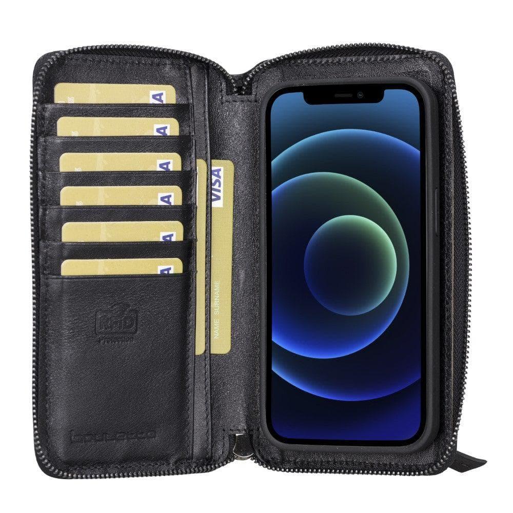 Detachable Leather Zipper Wallet Cases for Apple iPhone 13 Series - Trustymall