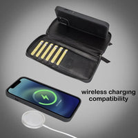 Detachable Leather Zipper Wallet Cases for Apple iPhone 13 Series - Trustymall