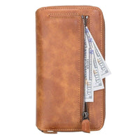 Detachable Leather Zipper Wallet Cases for Apple iPhone 13 Series - Trustymall